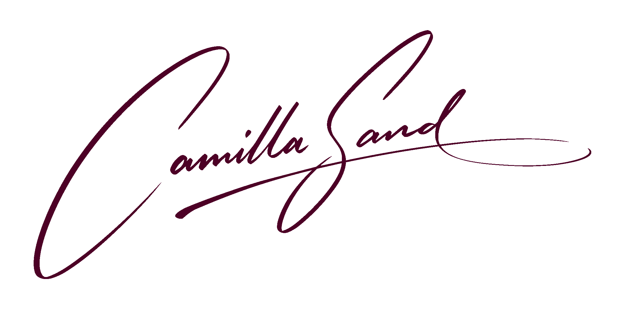 Camilla Sands signatur